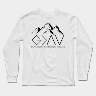 God id Greater than Highs and Lows Long Sleeve T-Shirt